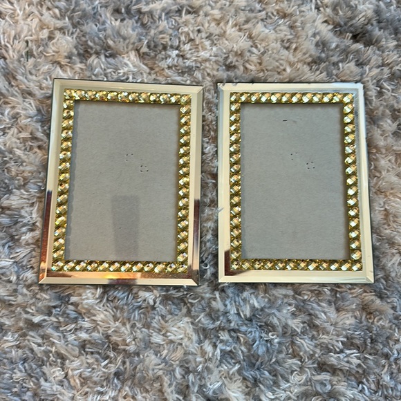 Silver studded picture frames 5x7 set of Two - Picture 2 of 3